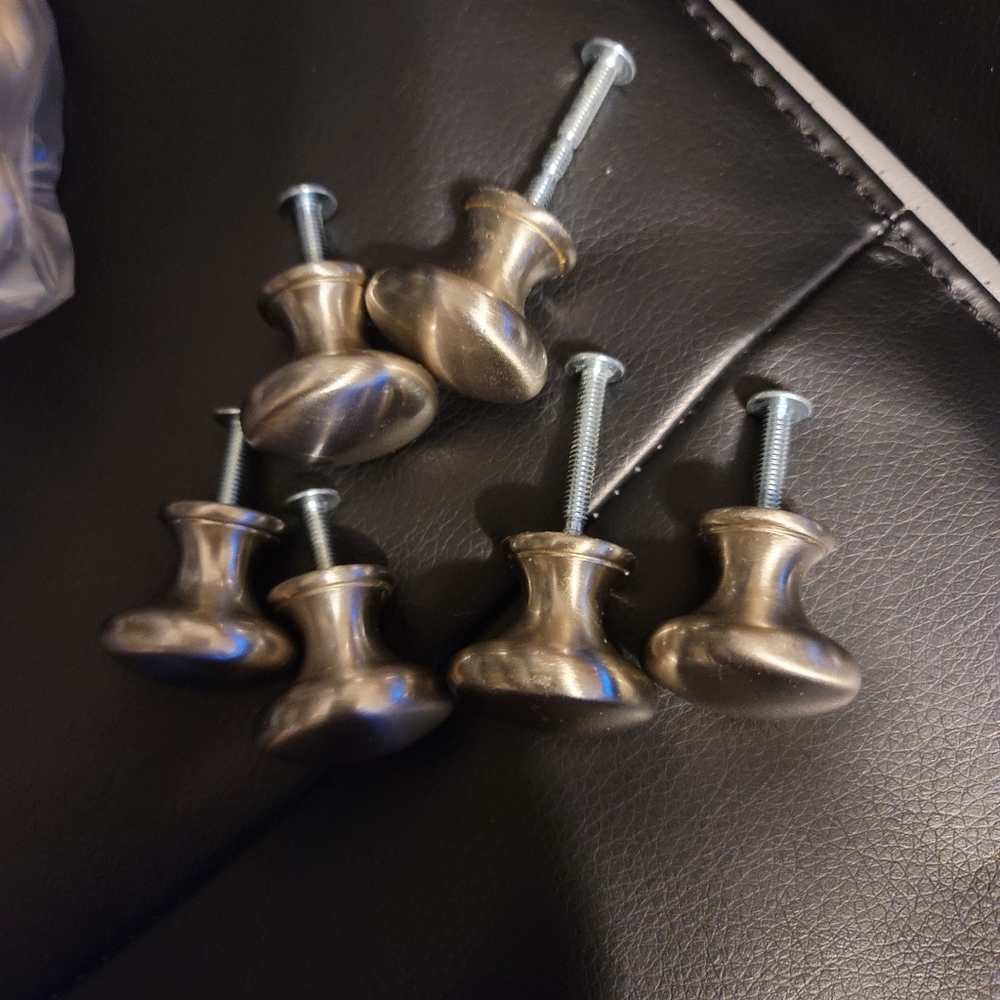 Cabinet Knobs Satin Nickel Set of 30